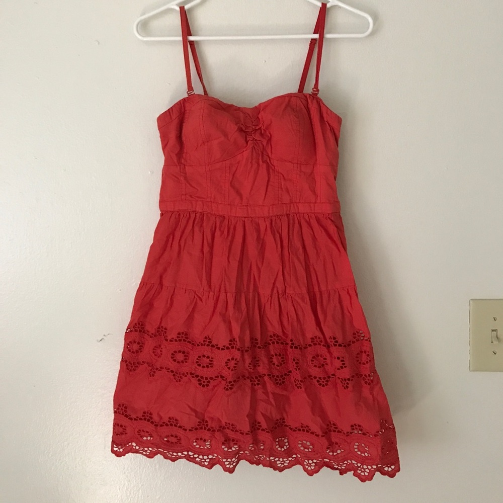 Red sun dress
