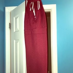 Burgundy Outing Dress!