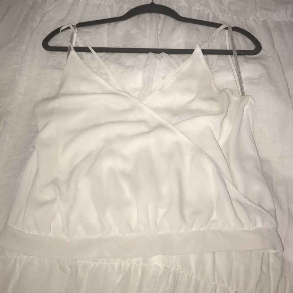 White dressy tank