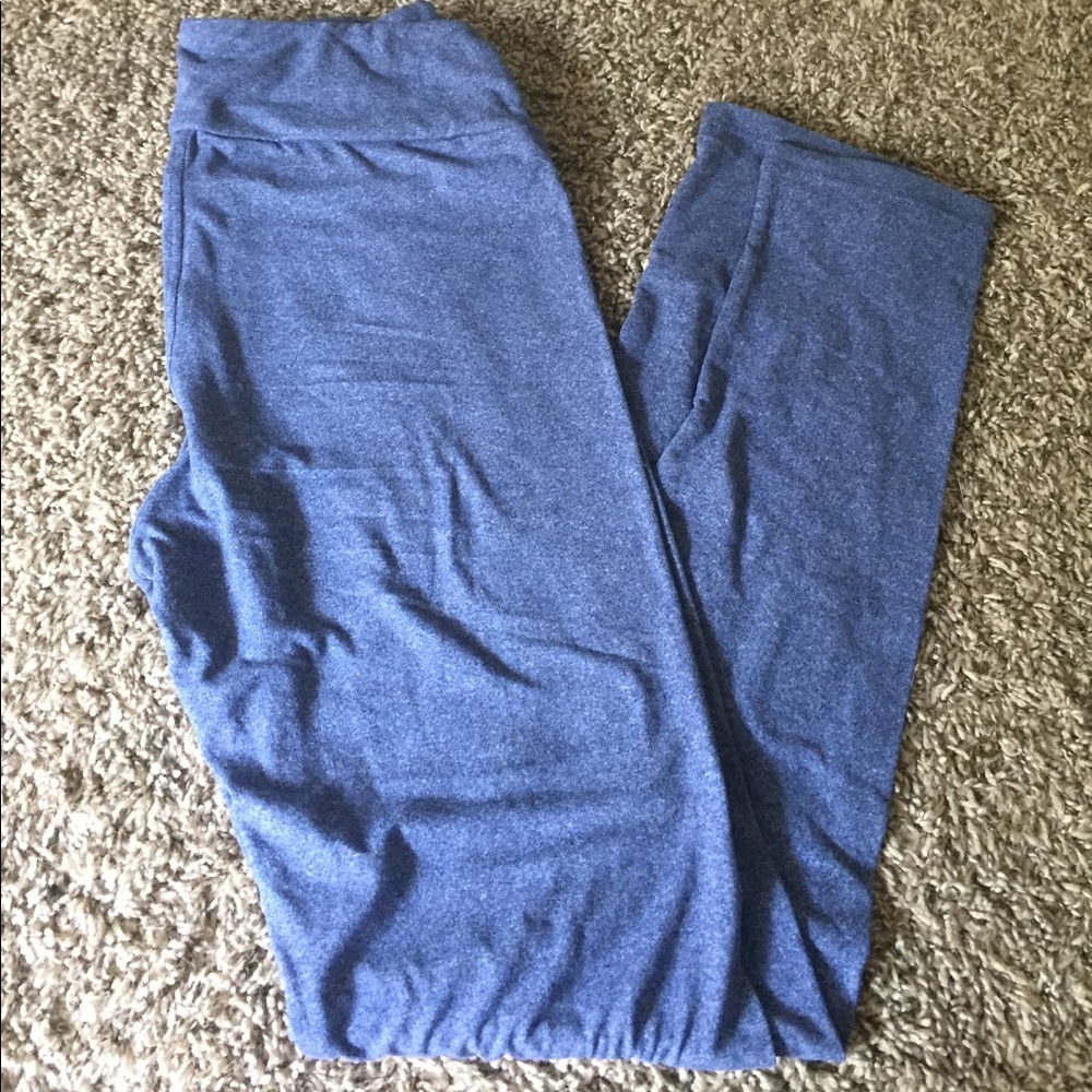 Light Blue LuLaRoe Leggings OS