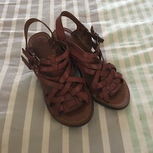 Luck brand heel sandals size 6