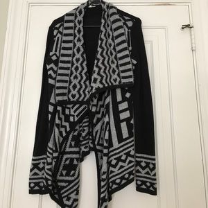 Black and white sweater