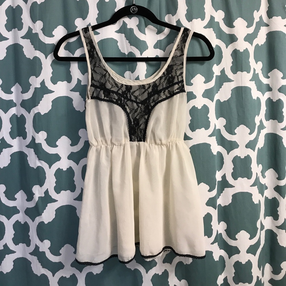 American Rag Chiffon Tank Top