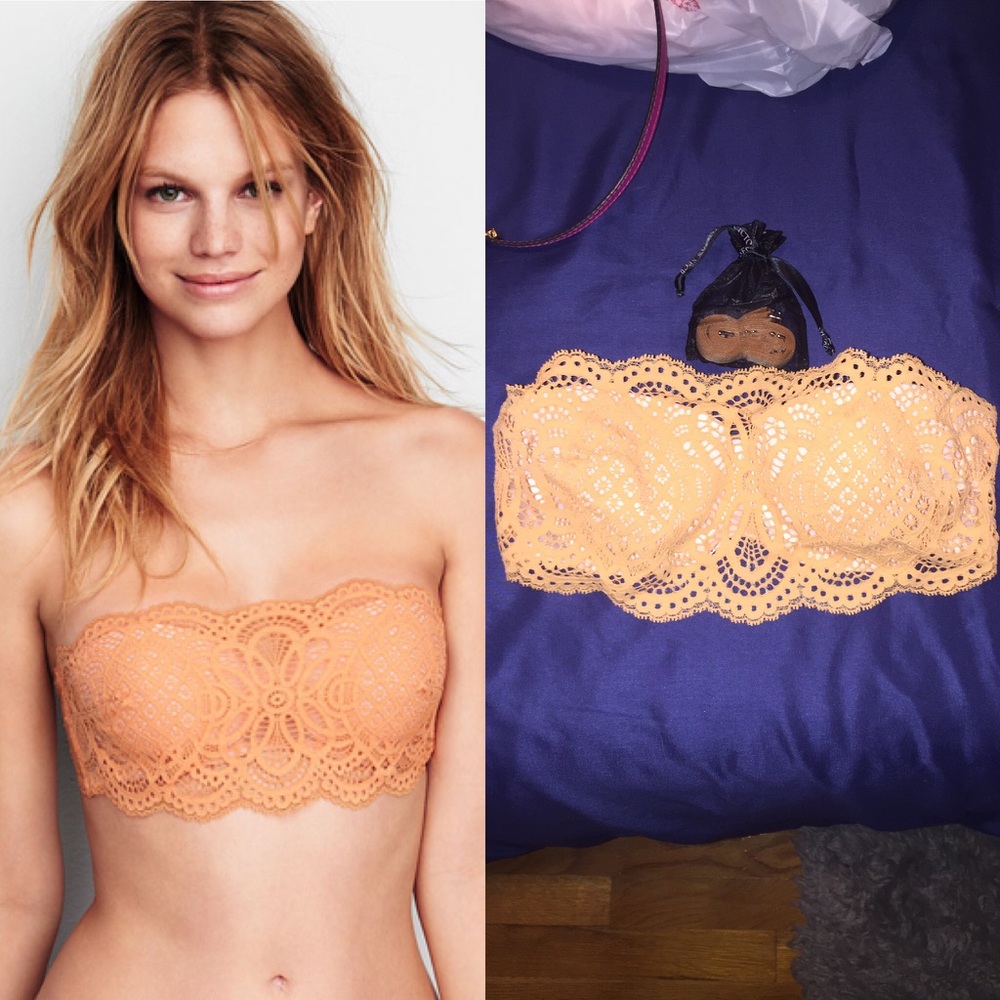 🆕VS Eyelash Lace Gold Earth bralette! NWOT