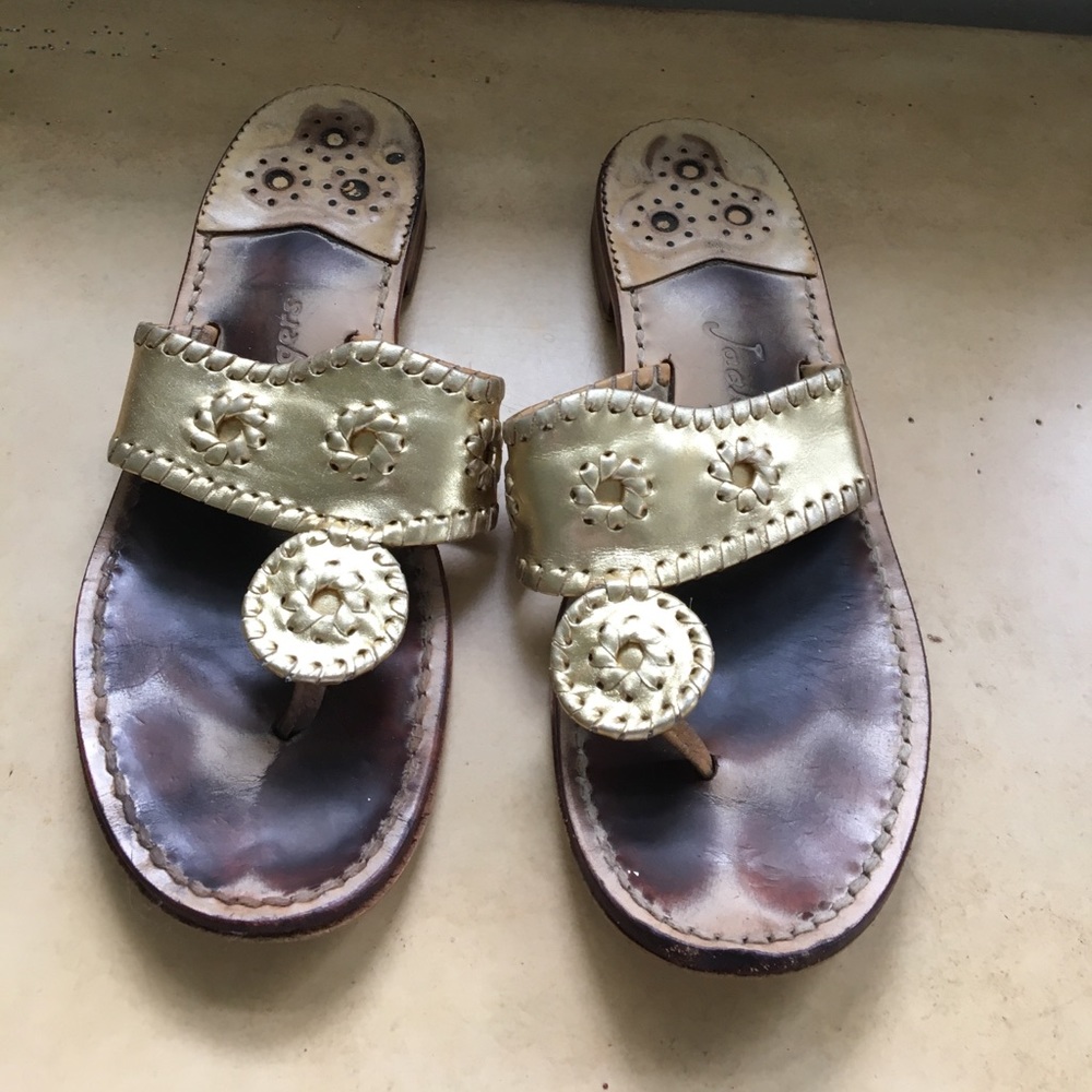 Gold Jack Rogers Size 7.5