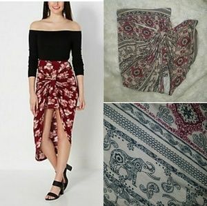 Boho Hippie Festival Knot Skirt