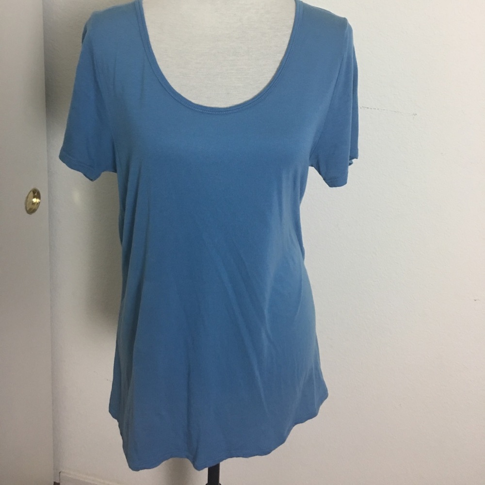 EUC LuLaRoe Large Classic Light Blue