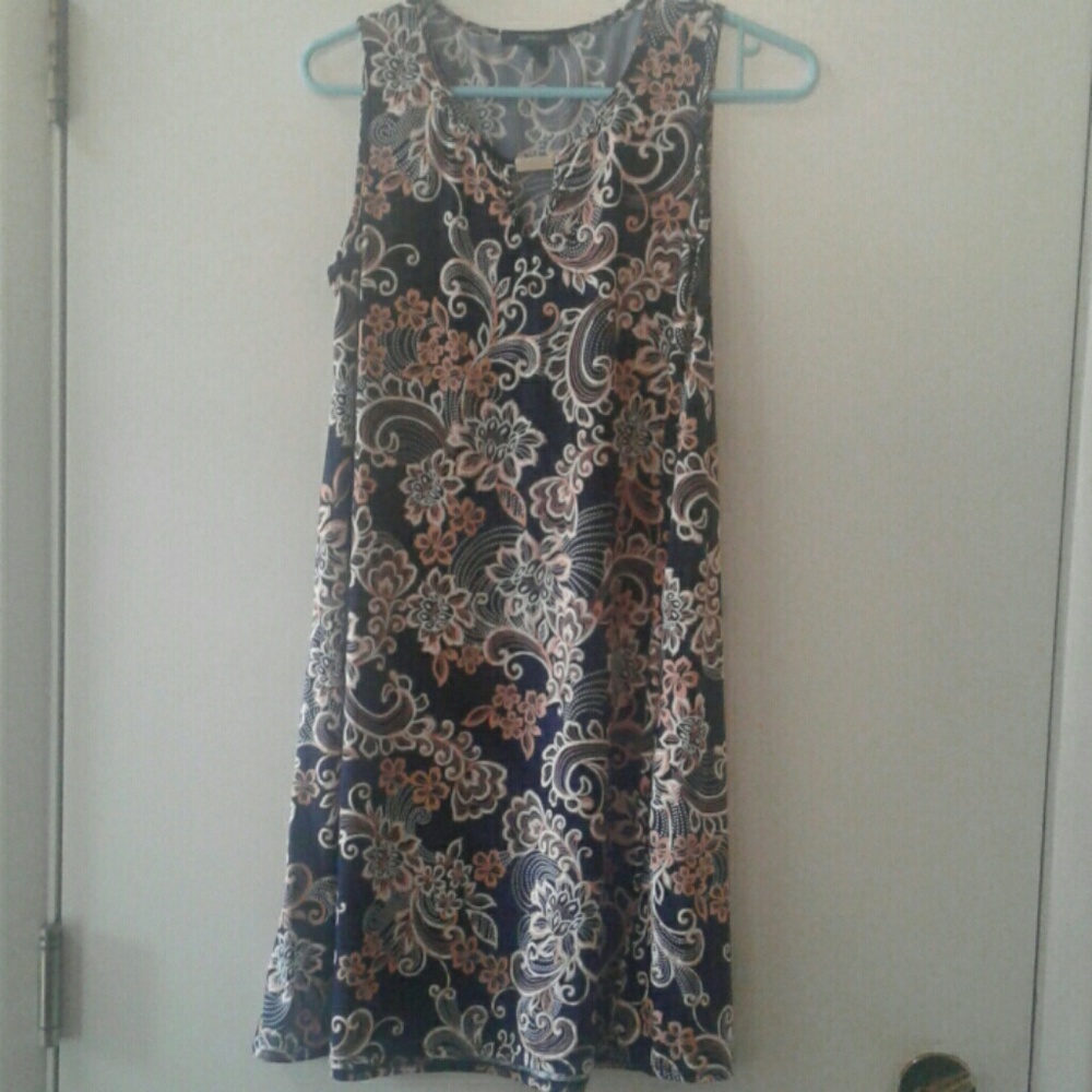 Espresso swing dress.