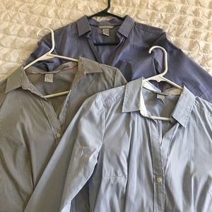 slim fit dress shirts (listing price is for all 3)