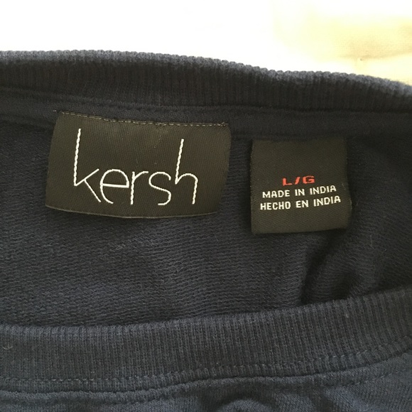 Kersh Navy Bling Cotton Blend Sweater - Picture 5 of 8