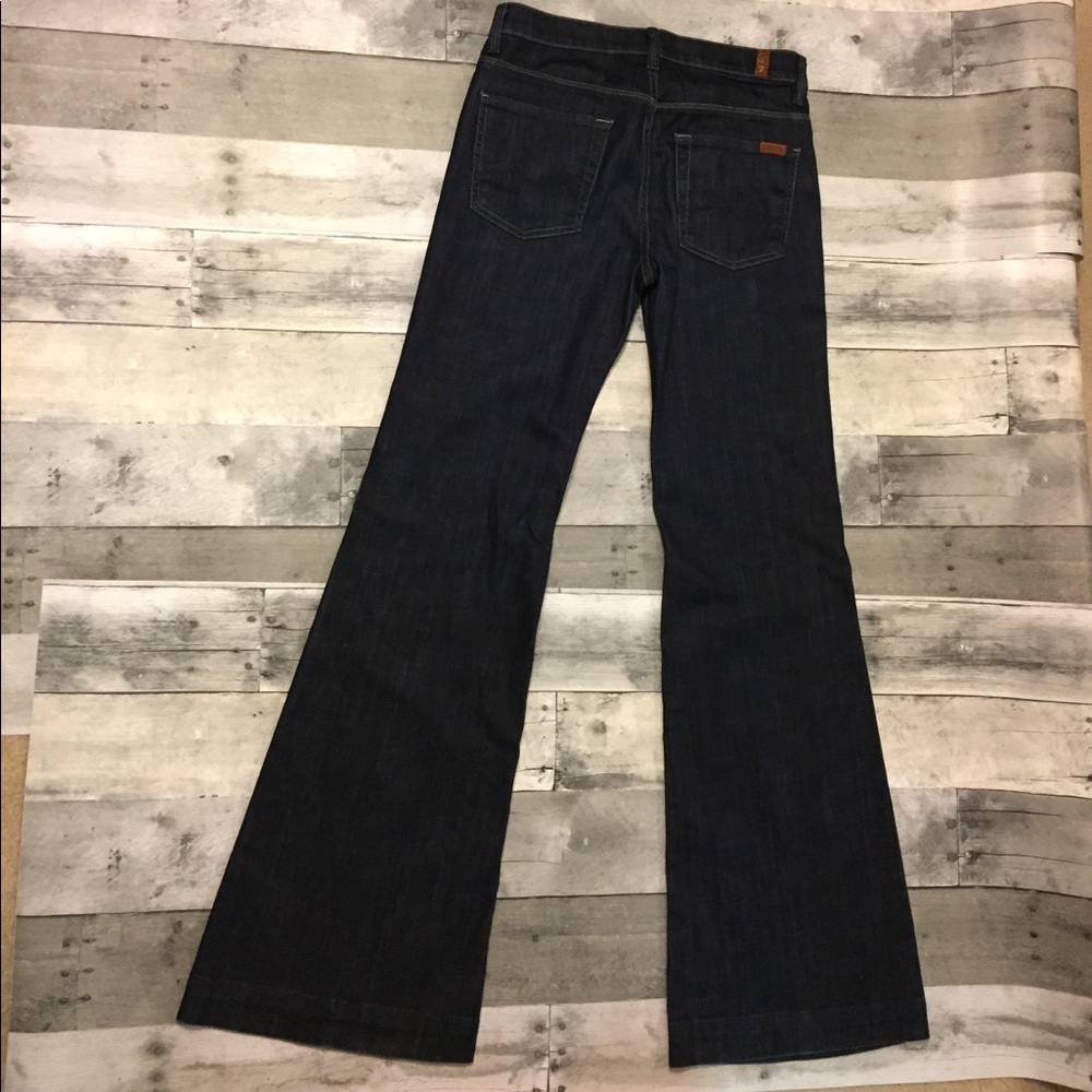 7 for all mankind Ginger sz 28 super dark wash !