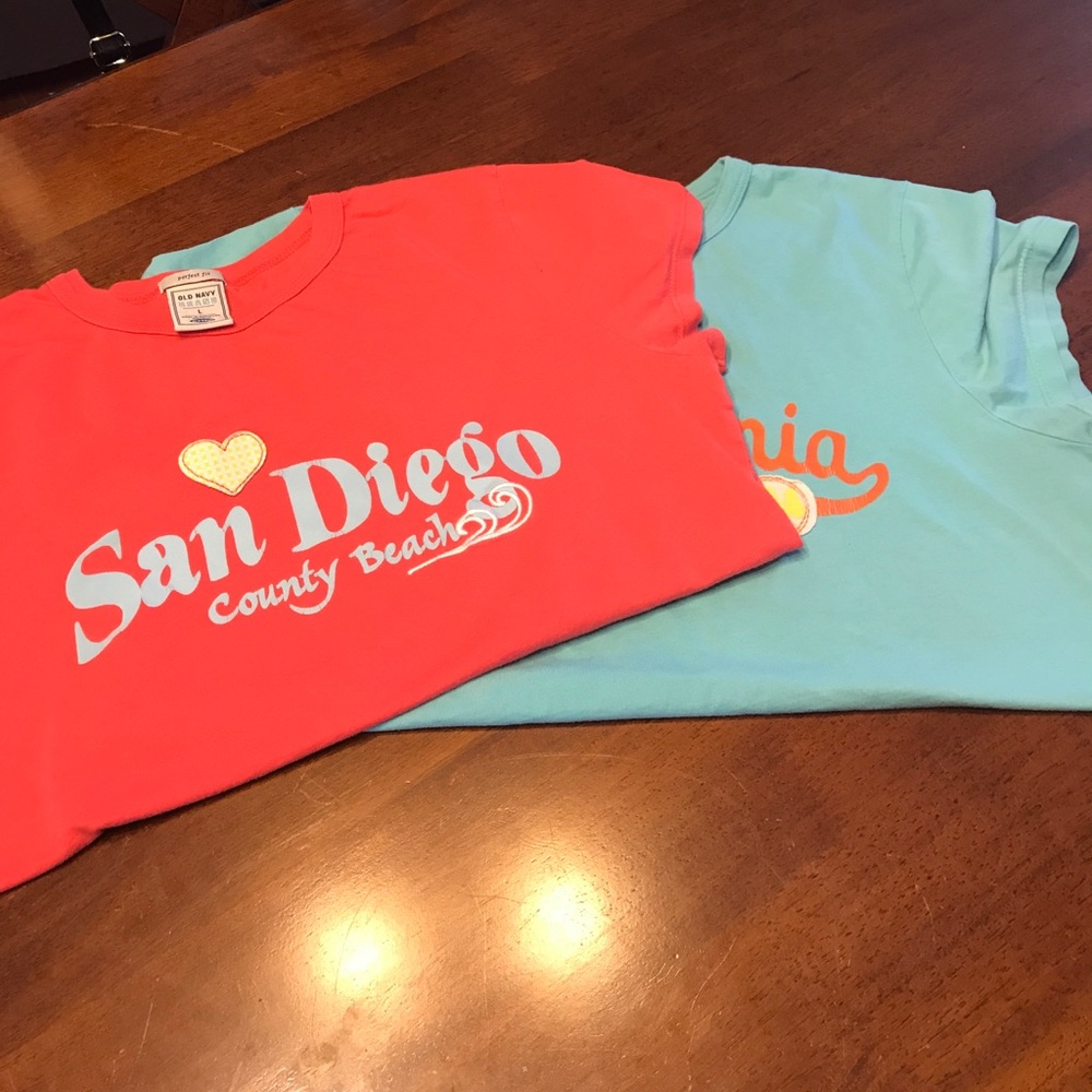 Old navy size large "perfect fit" tees lot