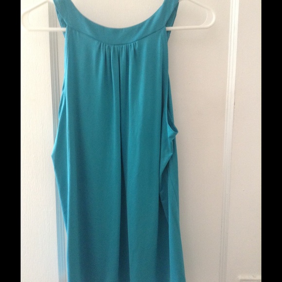 Turquoise tank top with beading detail - Picture 2 of 2