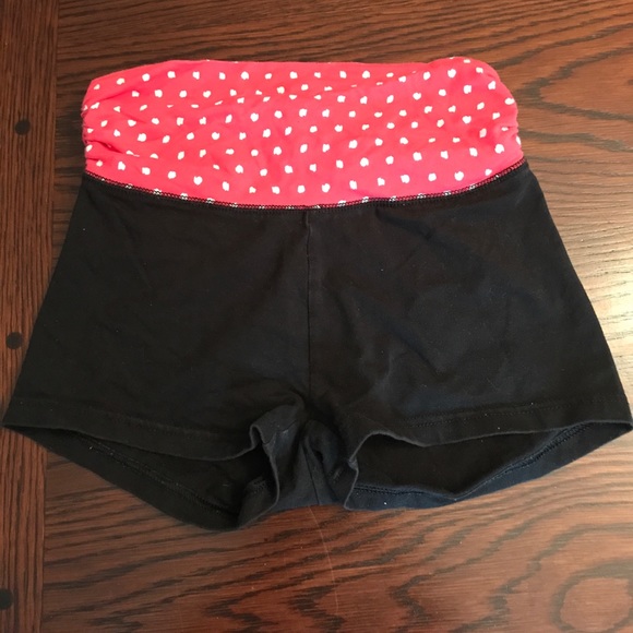 Black Aerie Gym Booty Shorts - Picture 2 of 3