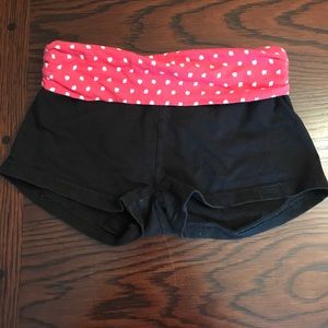 Black Aerie Gym Booty Shorts