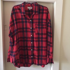 Old Navy flannel top
