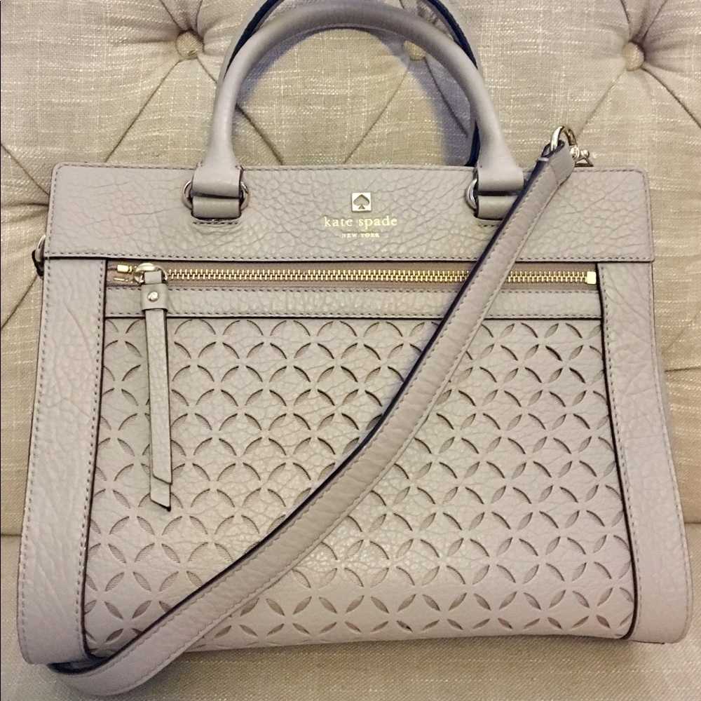 Kate Spade Perri Lane Romy Beige Satchel