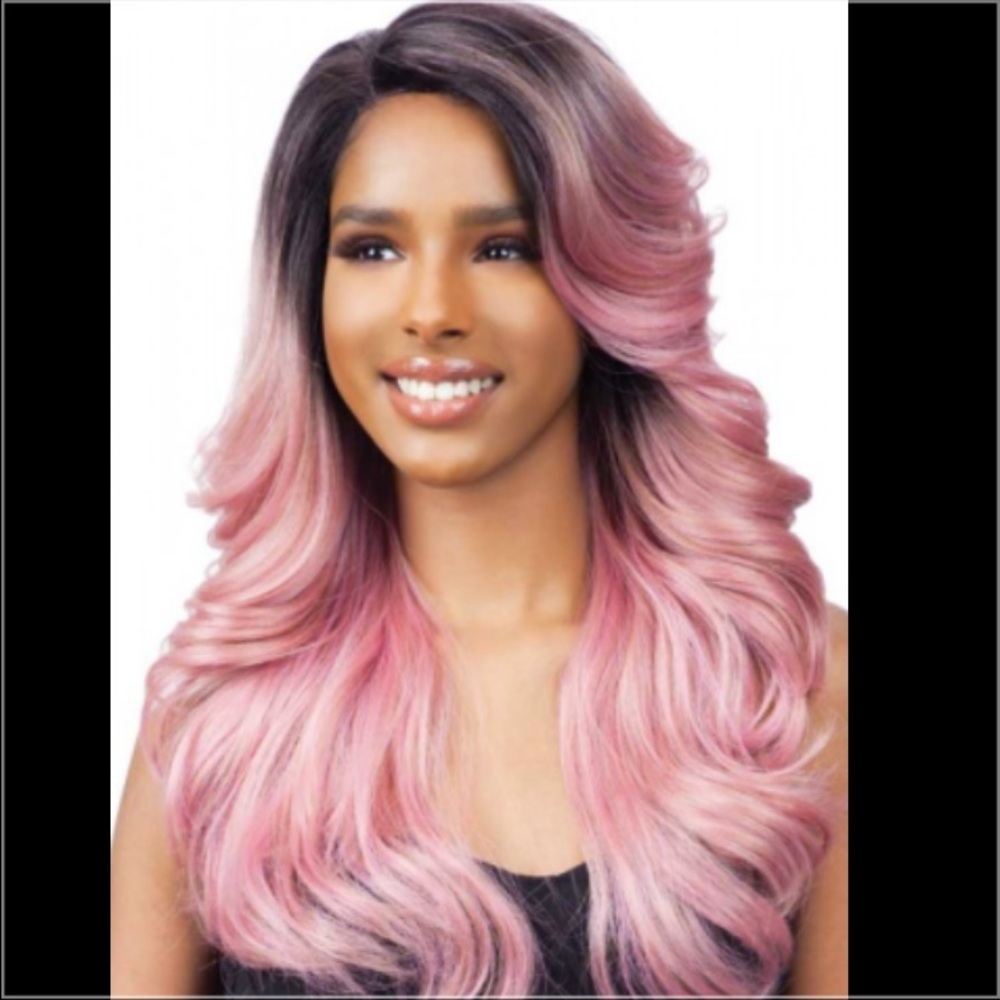 💋Equal Pink Gold Lace Front Wig💕