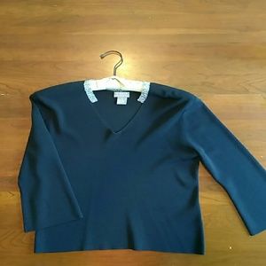 Navy blue Sigrid Olsen top