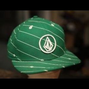 Green Volcom Fitted Hat