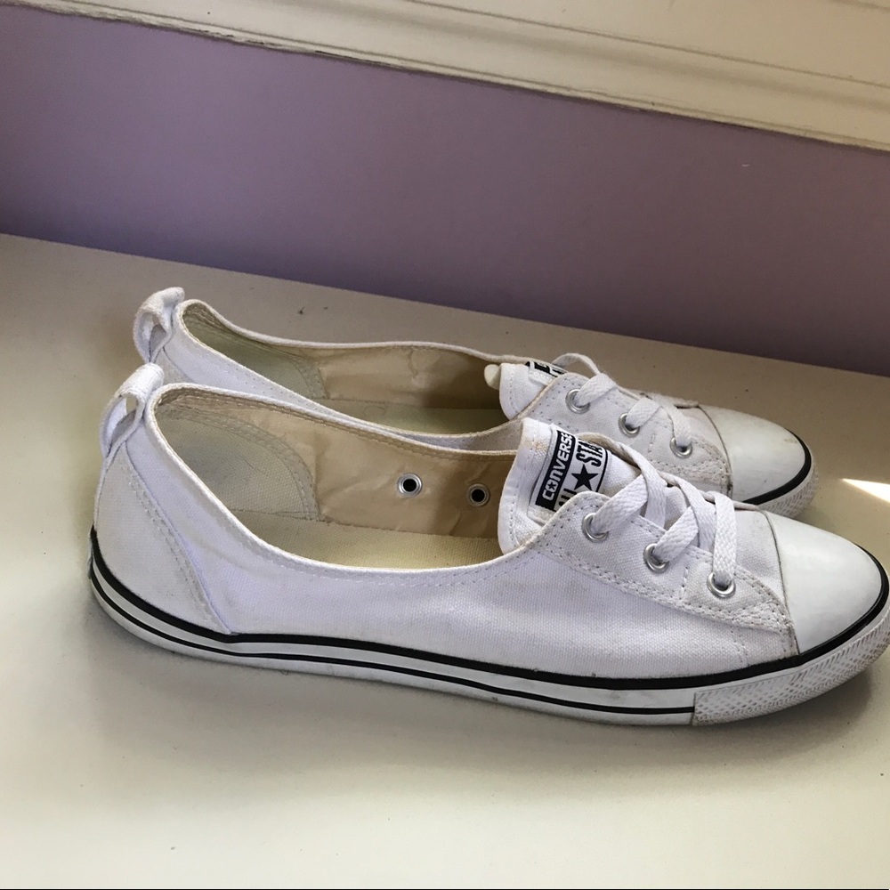 White Converse All Stars