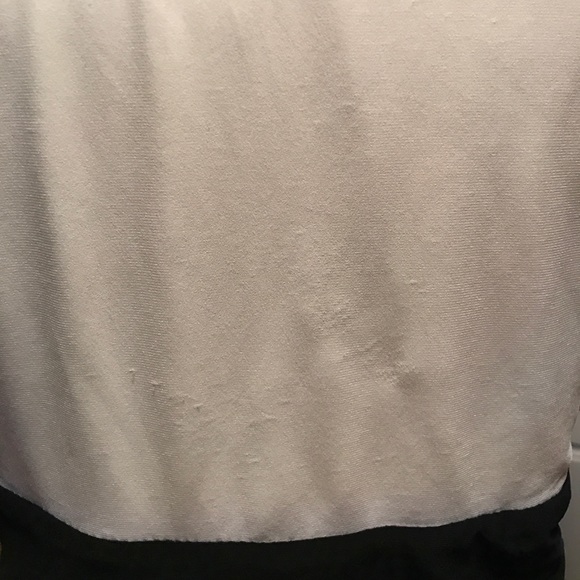 GONE TO GOODWILL!! Black off white dress - Picture 7 of 8