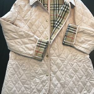 Authentic Burberry nova Check-lined quilted jacket