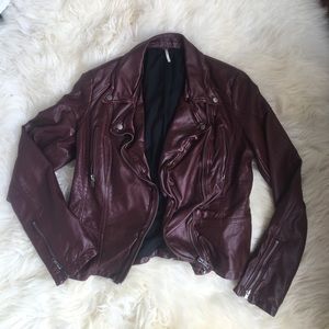 Vegan leather jacket