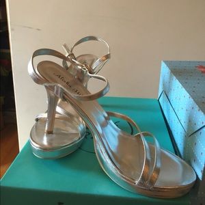 Alisha Hill silver heels