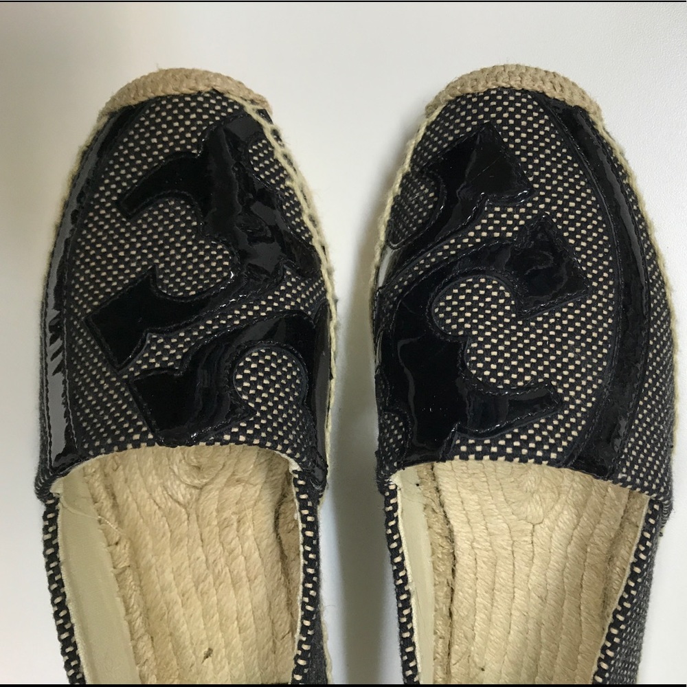 Tory Butch Espadrilles Women's Size 6.5 - Black