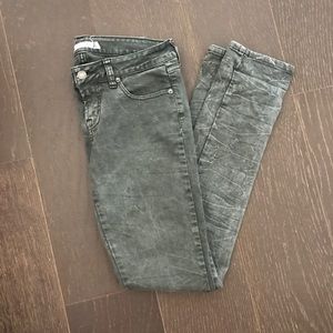 Greg acid-wash skinny jeans