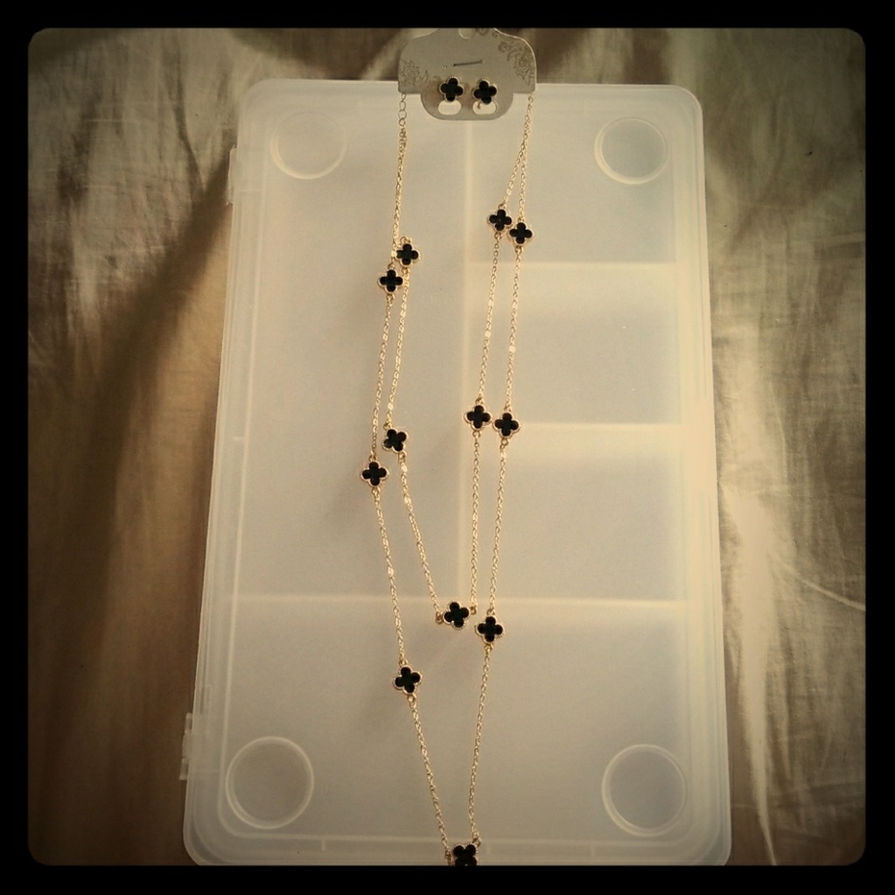 Necklace and earring