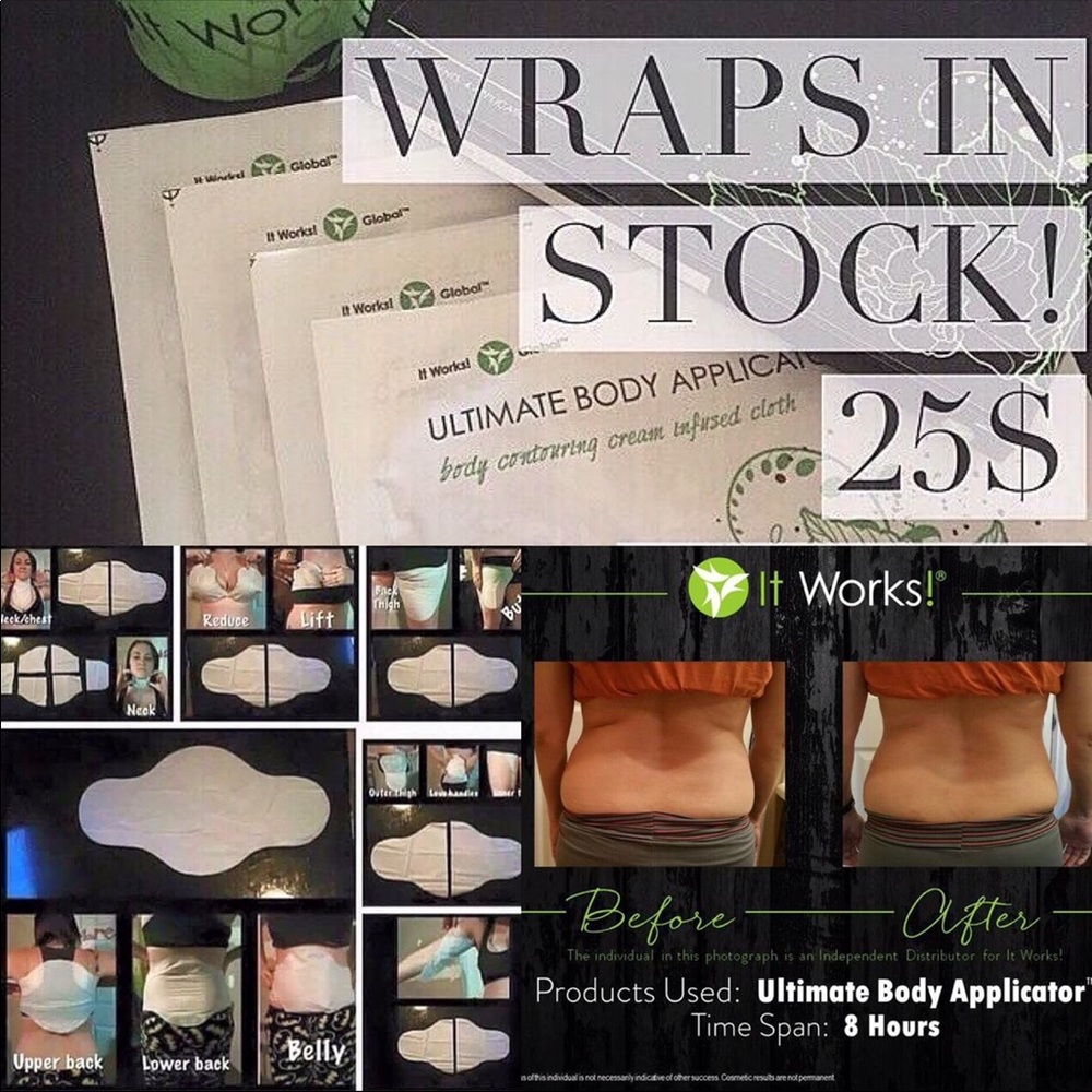 BODY WRAPS- Lose Inches in 45 mins