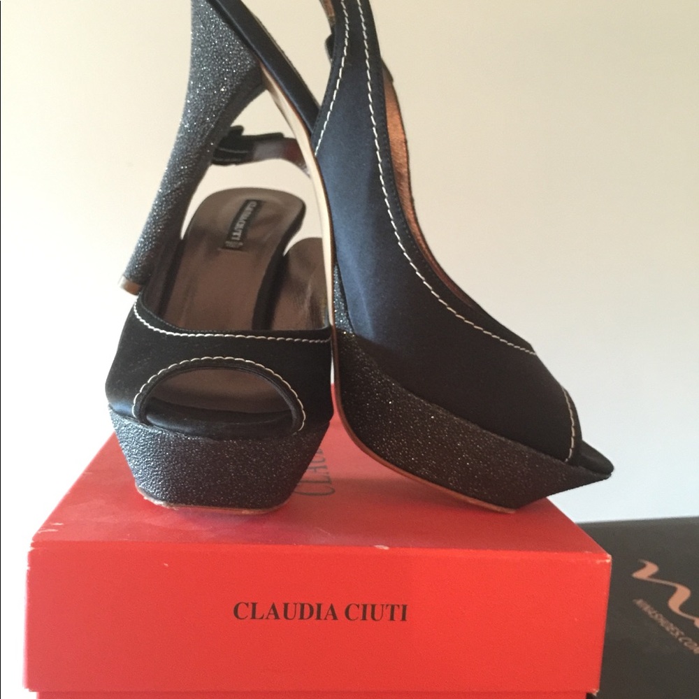 Claudia Cuiti sling back heels