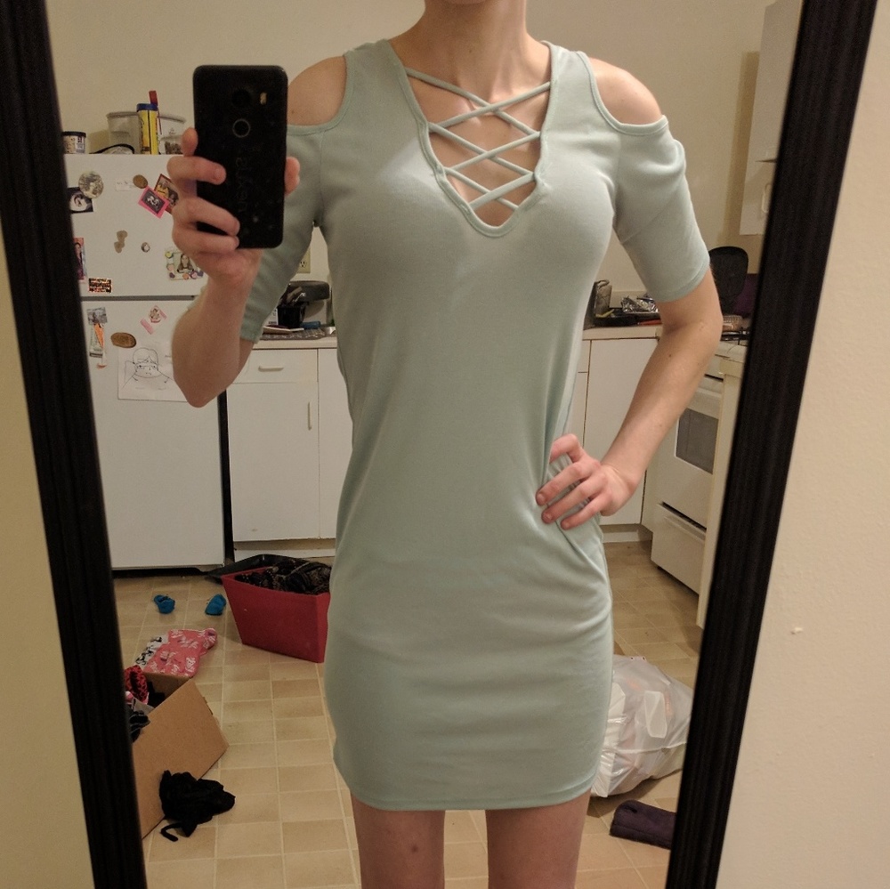 Light blue dress