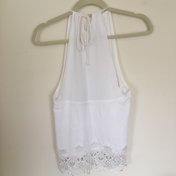 lace trim top - Picture 2 of 4