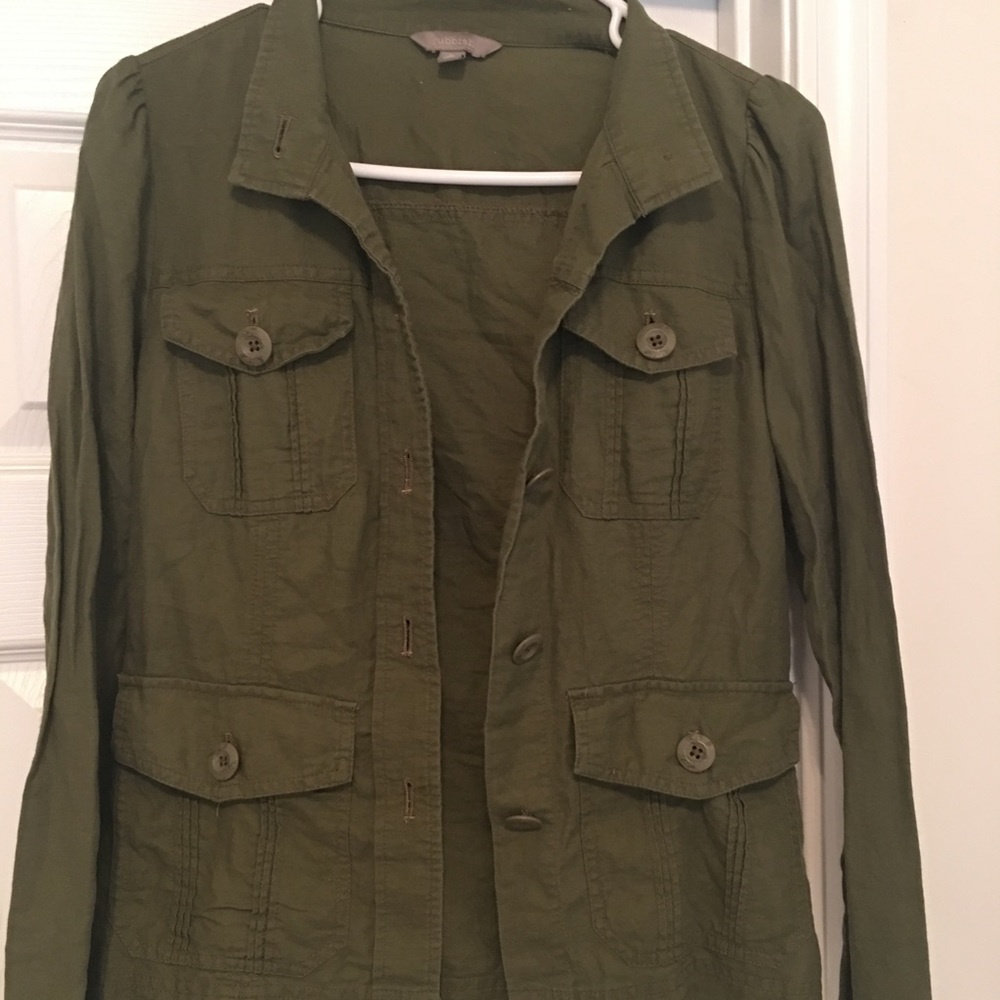 Army green jacket