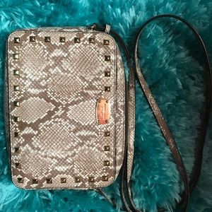 MICHEAL KORS Snake Print Crossbody Bag