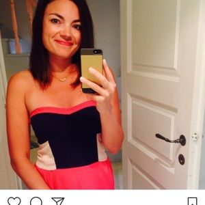 Gianni Bini Strapless Rayon dress