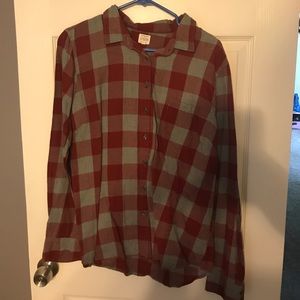 J. Crew Factory Checked Button Down