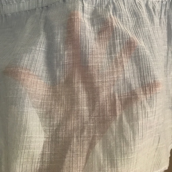 LAST $ DROP! CHICOS COLLARD BLOUSE ROLL TAB SLEEVE - Picture 7 of 8