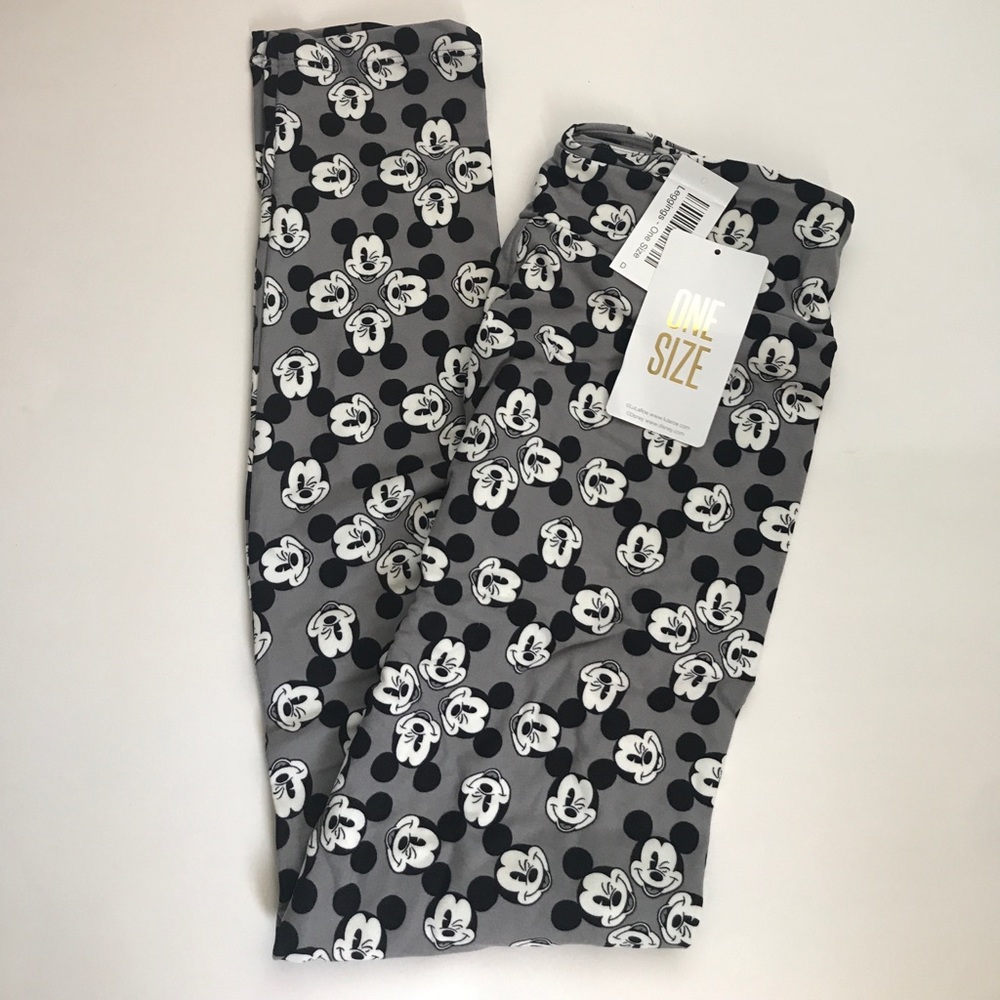 Lularoe Disney Mickey Mouse OS Leggings NWT