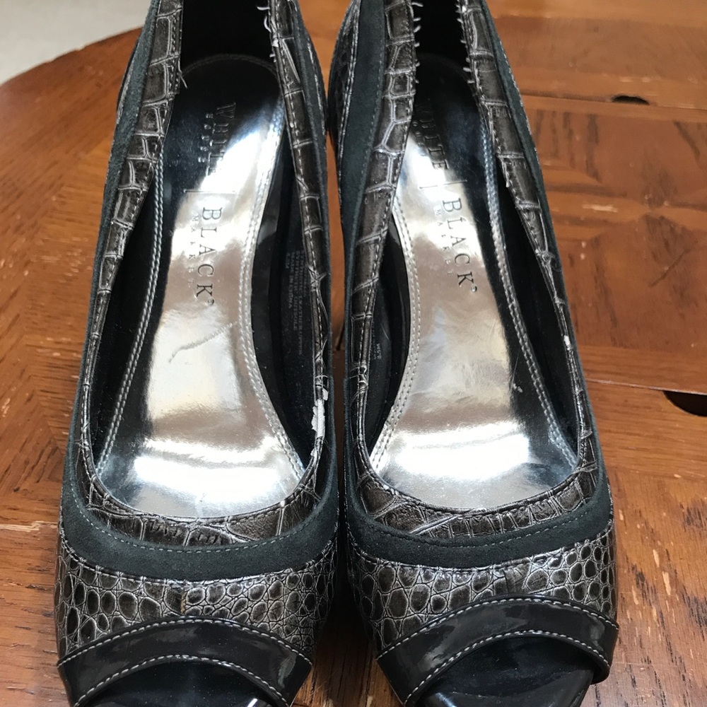 WHBM high heeled stiletto pumps used - Picture 4 of 8