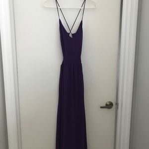 Lulus cross back maxi dress