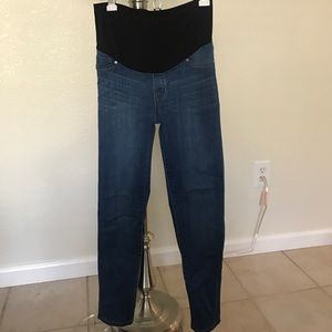 Gently used, size 8 maternity jeans