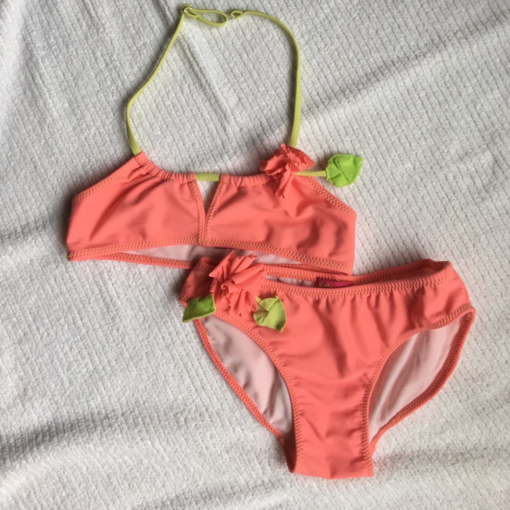 Kate Mack girls swimsuit bikini sz 7