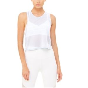 ALO YOGA - TRACK TANK CROP