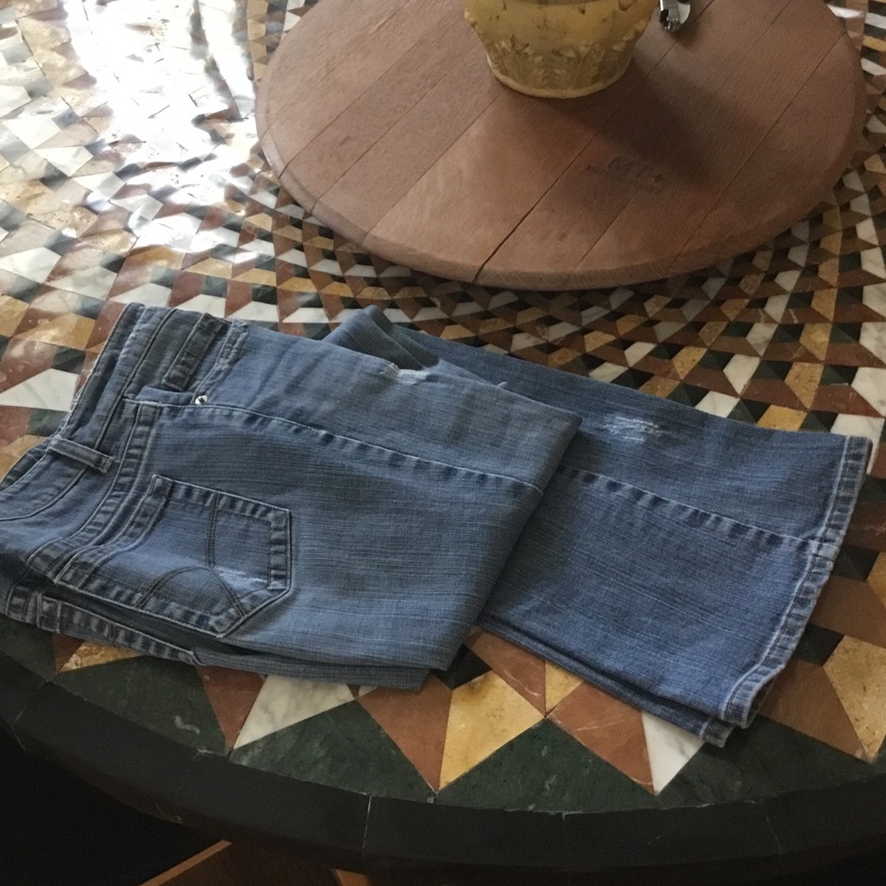 Designer jeans worn to perfection