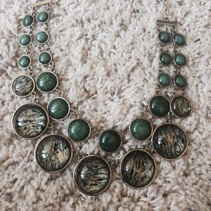 🍁🍂 Green Stone Necklace