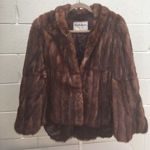 Dan Thellman fur cape